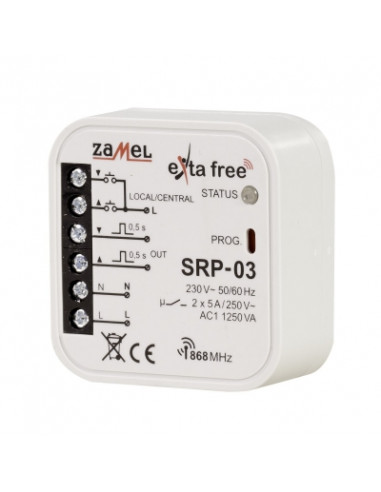 Vorbau-Rollladensteuerung - Zentrale SRP-03 EXTA FREE